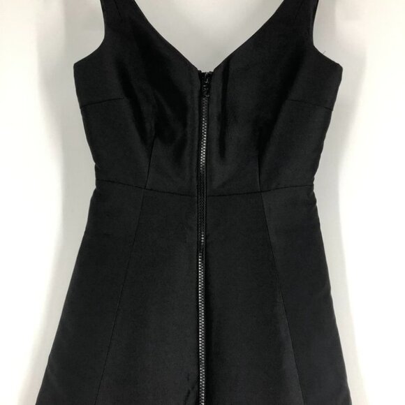 NWT Kate Spade black Zip Up fit & flare dress  size 0 - Picture 13 of 16